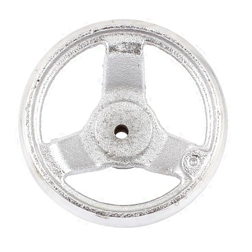 uxcell 100mm Dia Three Spoke Round Iron Handwheel for Milling Machine Lathe