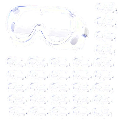 Yunsailing Protective Safety Goggles Lab Over Glasses Clear Anti Fog Eye Protection Goggles for Men Women