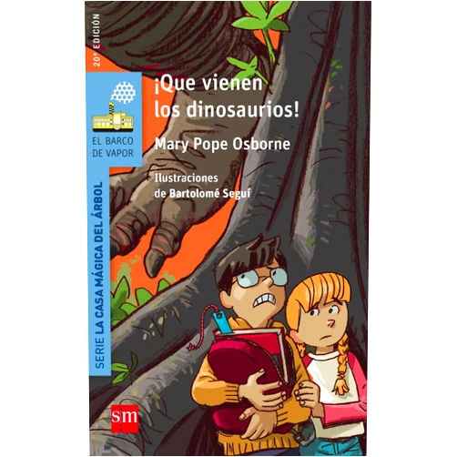 Spanish Edition by Mary Pope Osborne (Author), Bartomeu Seguí i Nicolau (Illustrator), Sal Murdocca (Illustrator), Macarena Salas (Translator) & 1 more ¡Que vienen los dinosaurios! (Spanish Edition)