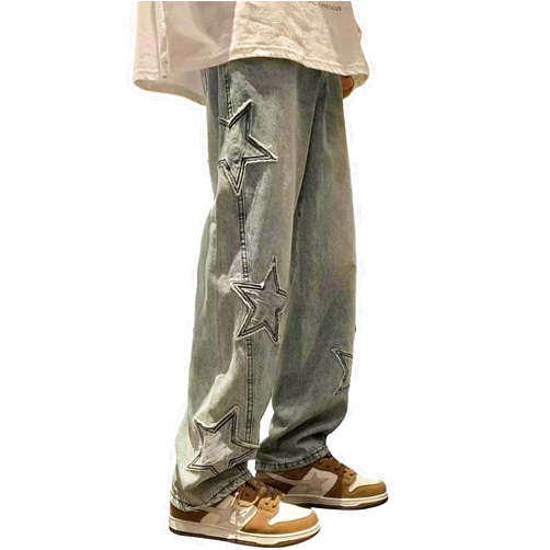 Kisswow Star Jeans Y2k Cargo Pants Women Y2k Jeans for Women Cute Jeans for Teens