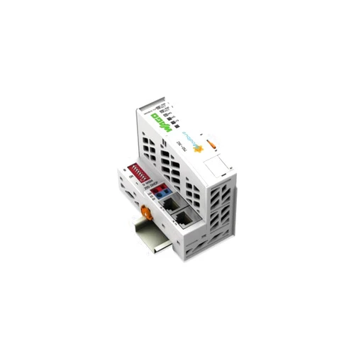 WAGO 750-362 ETHERNET, MODBUS (TCP/UDP), 24 VDC Supply, (2) RJ-45 Connections, DIN Rail Mount, FIELDBUS Coupler, 4TH Generation, 10/100 MBIT/S