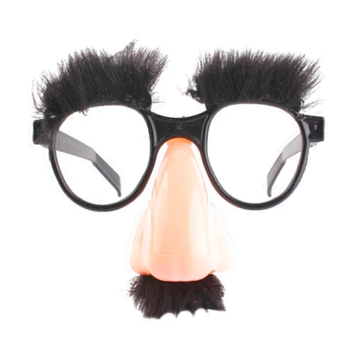 ESEICO Funny Glasses With Big Nose - Halloween Glasses | Eyebrows And Mustache Fancy Dress | Big Nose Glasses With Eyebrows Mustache | Silly Funny Photo Props | Halloween Eyeglasses Novelty Pr