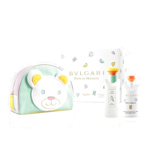 Bvlgari Petits Et Mamans for Women - 3 Pc Gift Set 3.4oz EDT Spray, 2.5oz Body Lotion, Pouch