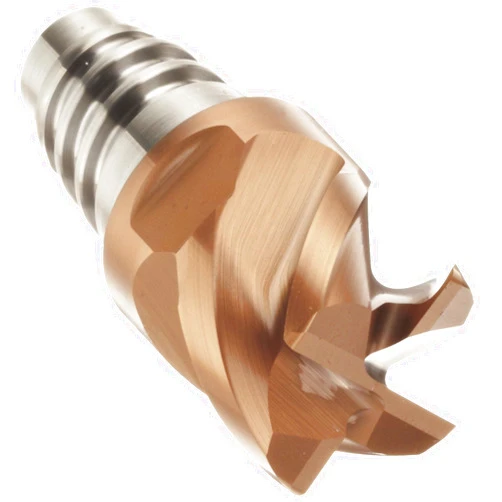 Sandvik Coromant Solid Carbide Indexable Milling Tool, 90 Degree Entering Angle, 3 Flutes