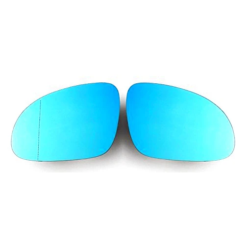 OriginalEuro Euro Wing Tinted Blue Heated Anti Blind Spot Mirror Glass for VW MK5 Passat B5.5 B6