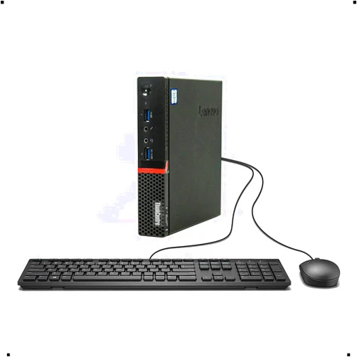 lenovo ThinkCentre M900 Tiny Desktop Micro Tower PC (Intel Core i5-6500T, 8 GB Ram, 256 GB SSD, USB 3.0, WiFi) Windows 10 Pro (Renewed)