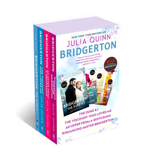 Julia Quinn Bridgerton Boxed Set 1-4: The Duke and I/The Viscount Who Loved Me/An Offer from a Gentleman/Romancing Mister Bridgerton (Bridgertons)