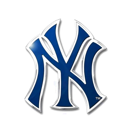 FANMATS MLB - New York Yankees Heavy Duty Aluminum Color Emblem
