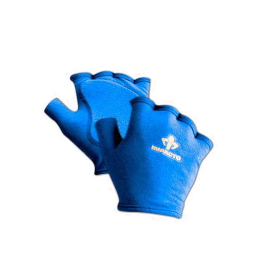 Impacto 501-00 S Anti-Impact Glove Liner with Padding, Pair, Small, Blue