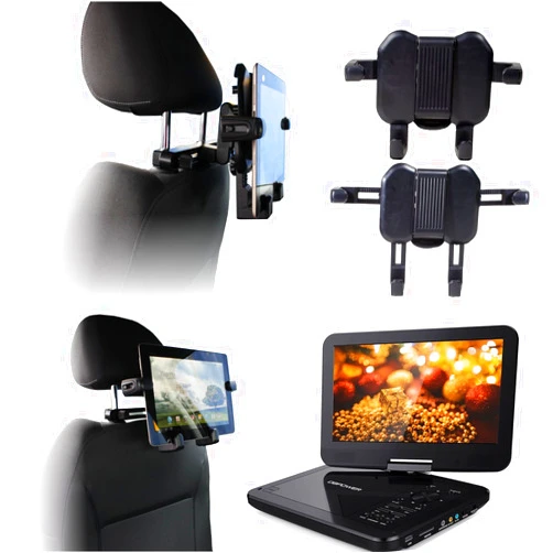 Navitech in Car Portable DVD Player Head Rest/Headrest Mount/Holder Compatible with The VK-SYTEC