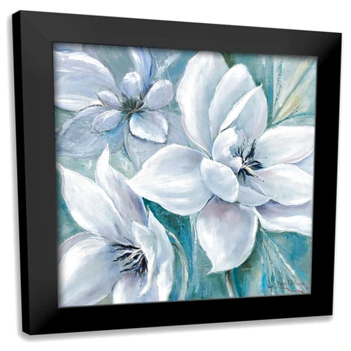 ArtDirect - Withaar, Rian 15x15 Black Modern Framed Art Print Titled: Blooming