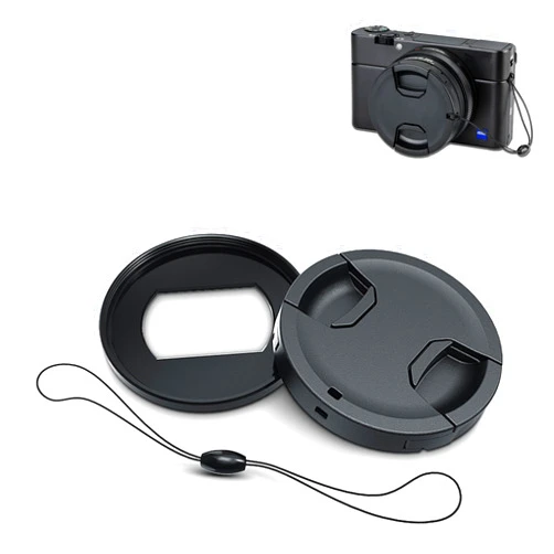 JJC Lens Filter Adapter for Sony ZV-1 II ZV1II ZV-1 ZV1 RX100 VI RX100M6 RX100 VII RX100M7 Canon G5X Mark II for Attaching 52mm ND UV CPL Filter, 52mm Filter Mount Adapter includes Lens Cap & Keeper
