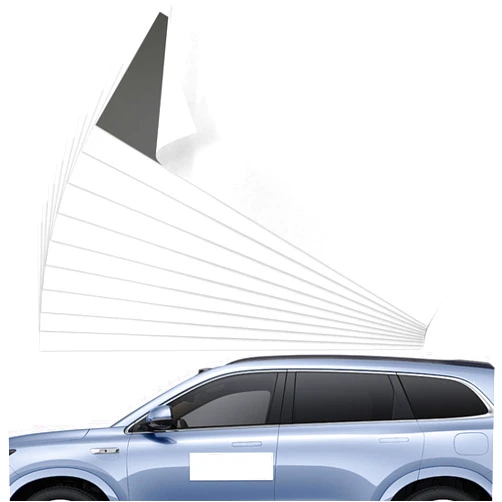 BFXM 10Pcs Car Door Magnets, Flexible Blank Magnetic Sheets for Custom Signs, Bumper Stickers Magnets, Turn Any Decals into A Magnets, Strong Durable Car Magnets for Cars, Refrigerator