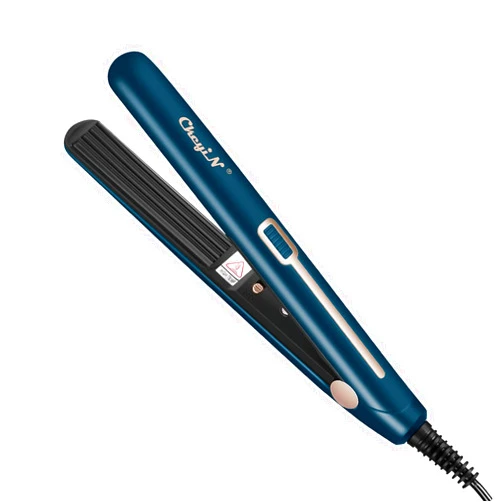 CkeyiN Hair Crimping Iron, Professional Mini Crimper Iron for Fluffy Hairstyle, Anti Static Crimping Hair Iron can 356℉ Constant Temperature, Corn, Perm, Waves, Curls for All Hair Types