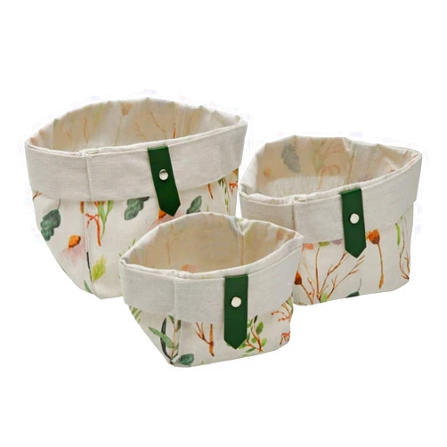 VERSATABLES Set of 3 CESTAS CUADR. Sansa