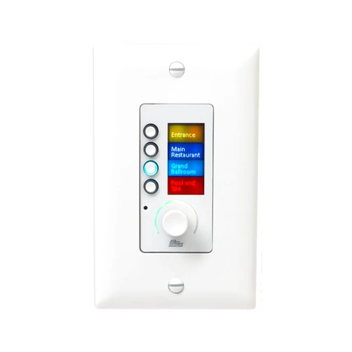BSS EC-4BV-WHT-US | Ethernet Controller with 4 Buttons Volume Control US Decora White