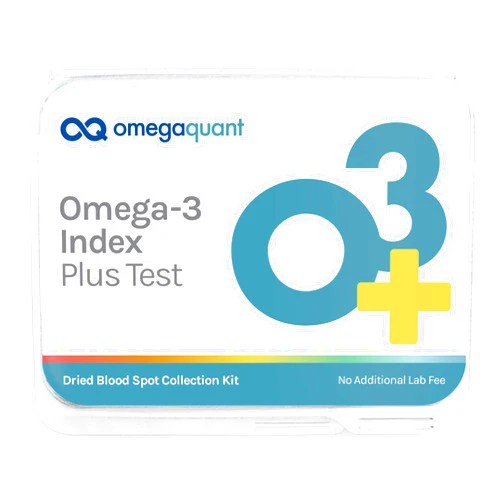 OmegaQuant Omega Quant Omega-3 Index Plus Test Kit - Measures Blood Levels of Omega-3, Trans Fats, and Omega-6:Omega-3 Ratios | The Original Omega-3 Blood Test Home Kit