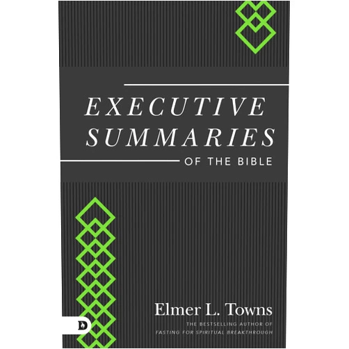 By Elmer Towns (Author), Roy B. Zuck (Author) Format: Kindle Edition Executive Summaries of the Bible