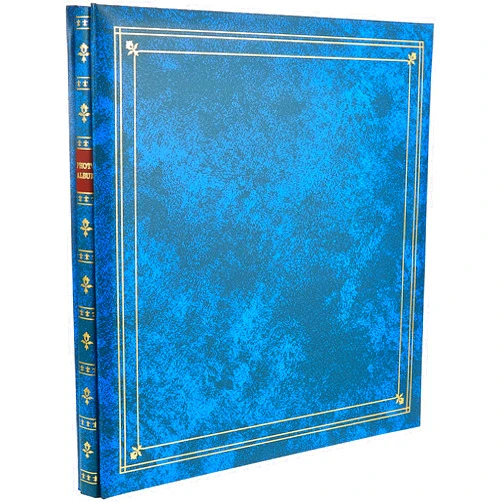 Pioneer Photo Albums MP-300/RB 300-Pocket Post Bound Leatherette Cover Photo Album for 3.5 by 5.25-Inch Prints, Royal Blue