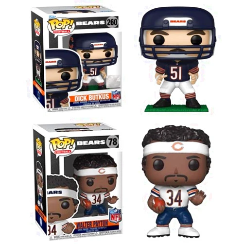 Funko Dick Butkus/Walter Payton (Chicago Bears) NFL Pop! Combo (2)