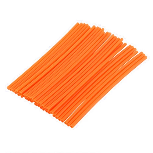 AUDEYA 72Pcs/Lot Spoke Skins Covers, 24cm Universal Protective Wheel Coil Wraps for Motorcycle Dirt Bike Off-Road SUV Bicycle