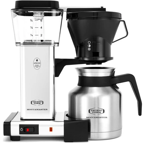Technivorm Moccamaster 79212 KBTS Coffee Brewer, 32 oz, Polished Silver