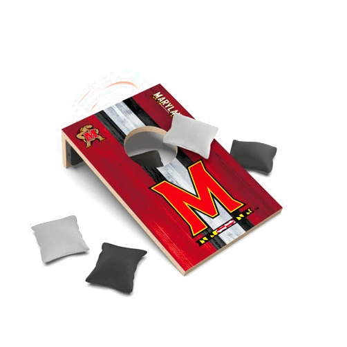 SOAR NCAA Tabletop Cornhole Game and Bluetooth Speaker
