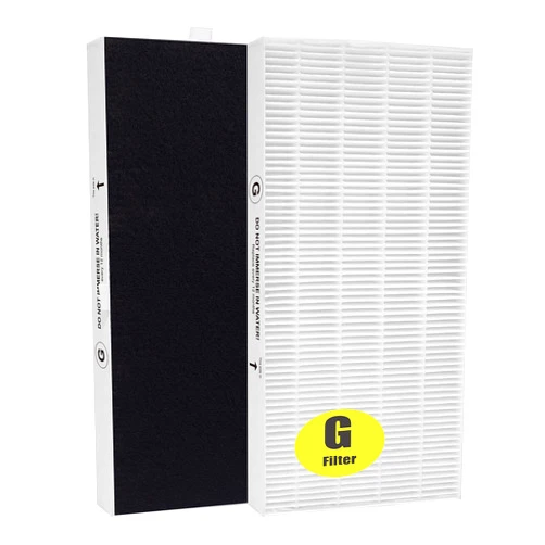 LHARI HRF-G True HEPA Replacement Filter, Compatible with Honeywell HPA020 HPA020B, HAP030 HPA030B and HPEAClean HPA075/080 Series and HPA175/180 Series Air Purifier, Part Number HRF-G1 HRF-G2, 2-Pack