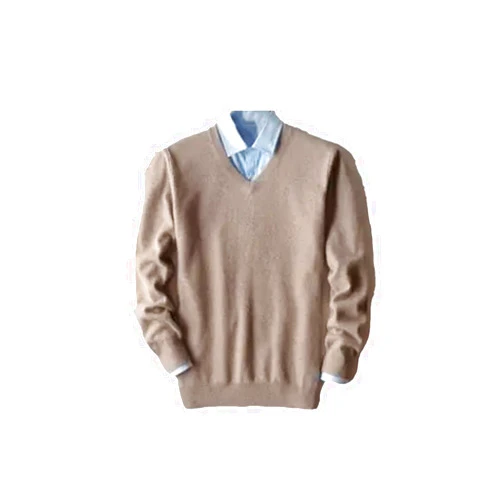 Kiioouu Men Cashmere Cotton Blend Pullover Men Sweater Mens Sweaters Fall Winter Sweater
