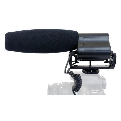 Digital Nc High Sensitivity Microphone (Stereo/Shotgun) with Windscreen & Dead Cat Wind Muff for Canon VIXIA HF G40