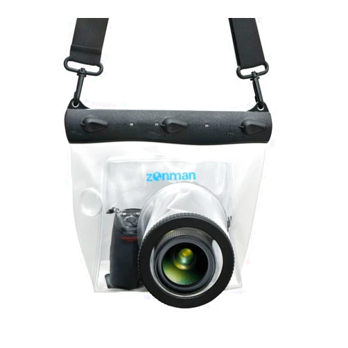 Zonman DSLR Camera Univeral Waterproof Underwater Housing Case Pouch Bag for Canon Nikon Sony Pentax Brand Digital SLR Cameras