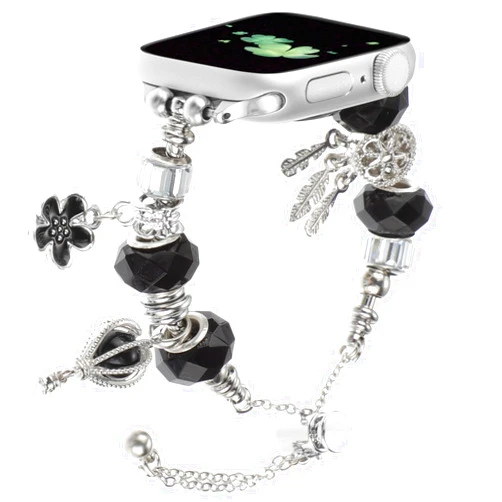 NEWLOTSE Women Jewelry Metal Watch Bracelet,Bling Bands Compatible with Apple Watch Band 38mm 40mm 41mm Bling Jewelry Watch Band for iWatch Series SE 7 6 5 4 3 2 1