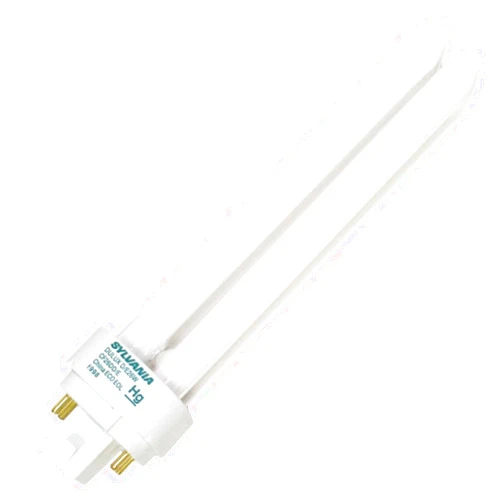 Sylvania (25 Pack) Sylvania 20673 CF26DD/E/835/ECO 26-Watt 3500K 4-Pin Double Tube Compact Fluorescent Lamp