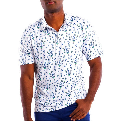 Robert Graham Short-Sleeve Knit Polo Shirt, Premium Cotton Knit Top, Classic-Fit & Richly Detailed for Dress & Casual Wear