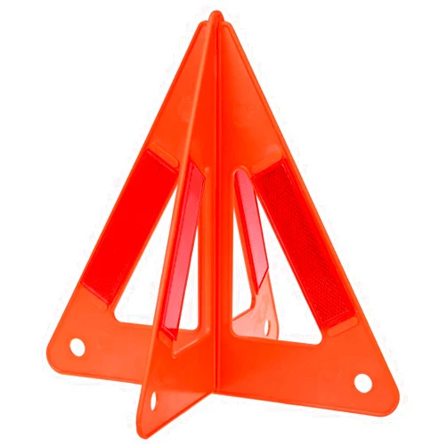 Reemky Car Warning Sign Triangle Reflective Road Safety Kit Tripod Folding (3 Pack)