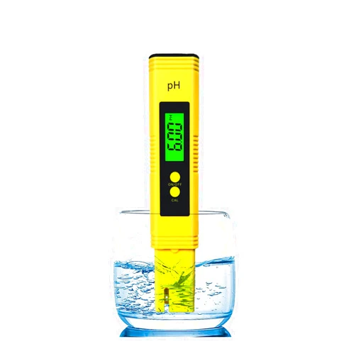 FEIZIALI pH Meter for Water Digital pH Meter-High Accuracy Pocket Size PH Tester Pen 0.01 with 0-14 pH Tester for Household Drinking Water Hydroponics Swimming Pool Aquarium Spa(Yellow)