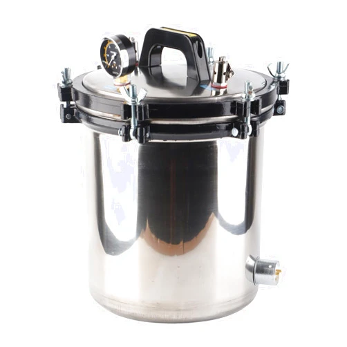 PerGar Steam Autoclave Portable High Temperature Pressure Pot Stainless Steel Machine 18L Fast, Durable, and Efficient Lab Autoclave