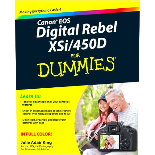Julie Adair King Canon EOS Digital Rebel XSi/450D For Dummies