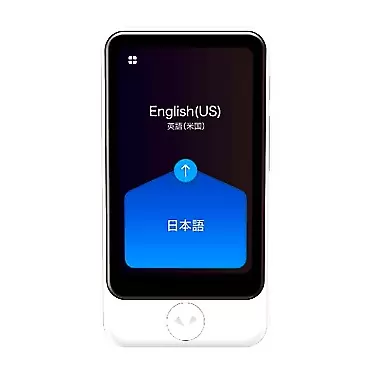 Sourcenext Pocketalk Plus Two-Way Voice Language Translator- Extra Large Screen & Longer Battery Life