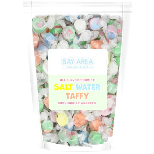 BAY AREA MARKETPLACE Individually Wrapped Saltwater Taffy Variety Pack (55 count)