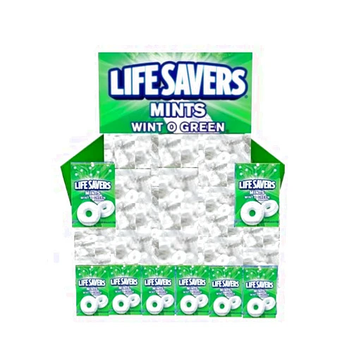 Maryse's Place Life Savers Wint O Green Mint Candy, 5 Pounds Mint Candy - Holiday Candy Individually Wrapped - Hard Mints LifeSavers Candy Melts, Bulk Candy Wintergreen Mints, Bag of Candy for Every Occasion