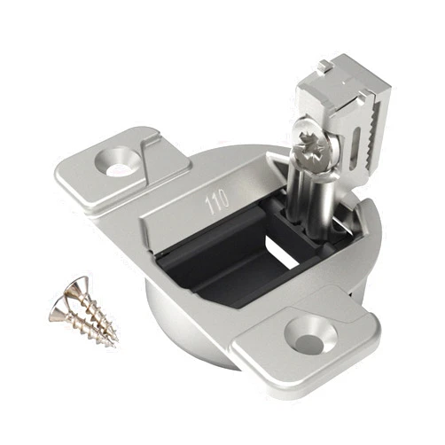 Holdly Replacement for Blum 33.3600,Compact 33 Screw on 110 Degree Opening Face Frame Cabinet Hinges,Cabinet Door Hinges,Replace Original Blum Hinges(with Screws, Mounting Plate Not Included) (8 Pack)