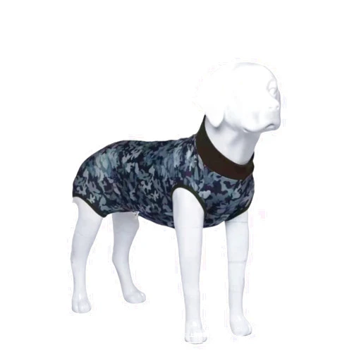 Xqpetlihai Dog Surgery Recovery Suit for Medium Large Dog Pajamas for Abdominal Wounds or Skin Diseases Dog Onesie Prevent Licking After Surgery Wear(XXL,C2)