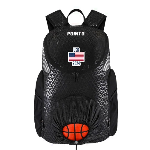 Point 3 Road Trip 2.0 Backpack Basketball Backpack with Drawstrong Closure | Ventilated Mesh Shoe Pocket Compartment
