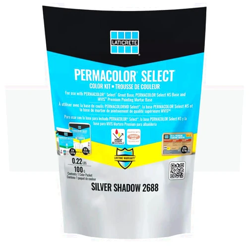 PERMACOLOR SELECT Grout Color Kit (40+ Colors Available) (Silver Shadow)