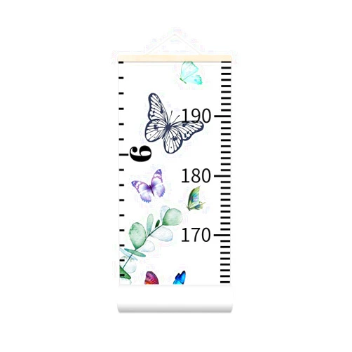 Nustila Baby Growth Chart for Wall - Height Chart for Kids Nursery Decor Wall Hanging Measurement Ruler Toddler Room Decor Play Room Essentials Birthday Christmas Gifts for Boys Girls 79