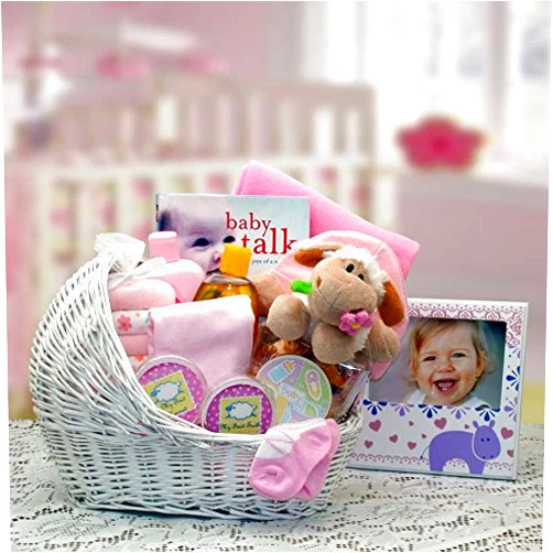 Organic Stores Welcome Baby Girl Bassinet - Pink