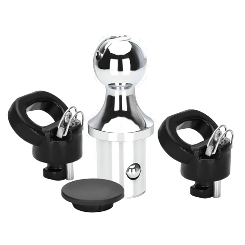 Chaoos 60618 Puck System Gooseneck Hitch Ball Kit, 2-5/16-Inch Gooseneck Ball, 30000 lbs GTW / 7500 lbs VTW, Compatible with 2013-2024 Dodge Ram 2500 3500, Alloy Steel