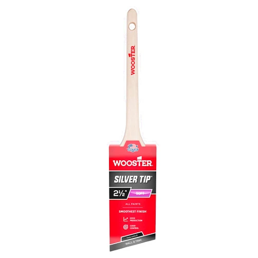 Wooster Brush 5224-2 1/2 Sash Paint Brush, 2.5 Inch, Silver