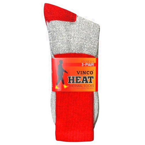 Vinco Thermal Socks 6 & 12 Pairs Insulated for cold weather Premium Comfortable Warm Winter Socks
